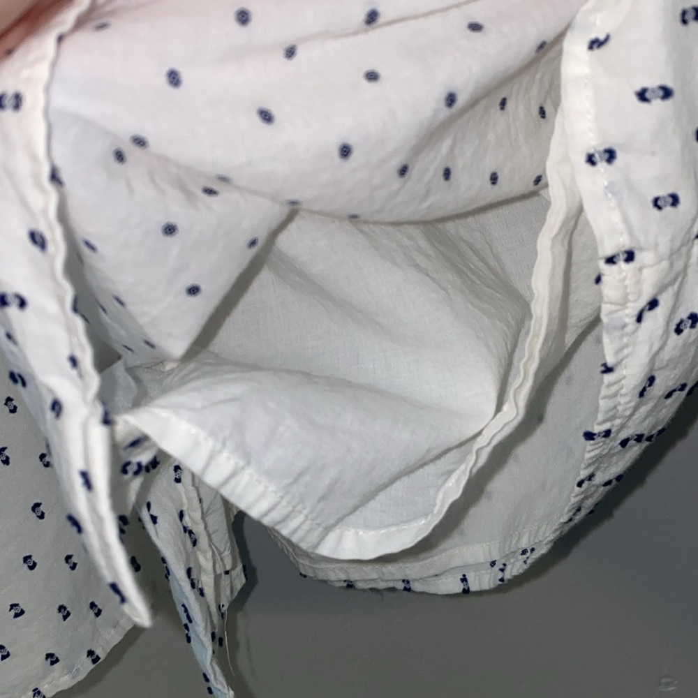 LC Lauren Conrad Peter-Pan Collar Ruffled Blouse - Picture 5 of 7